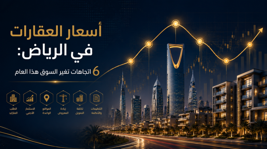أسعار العقارات في الرياض 6 اتجاهات تغير السوق هذا العام
