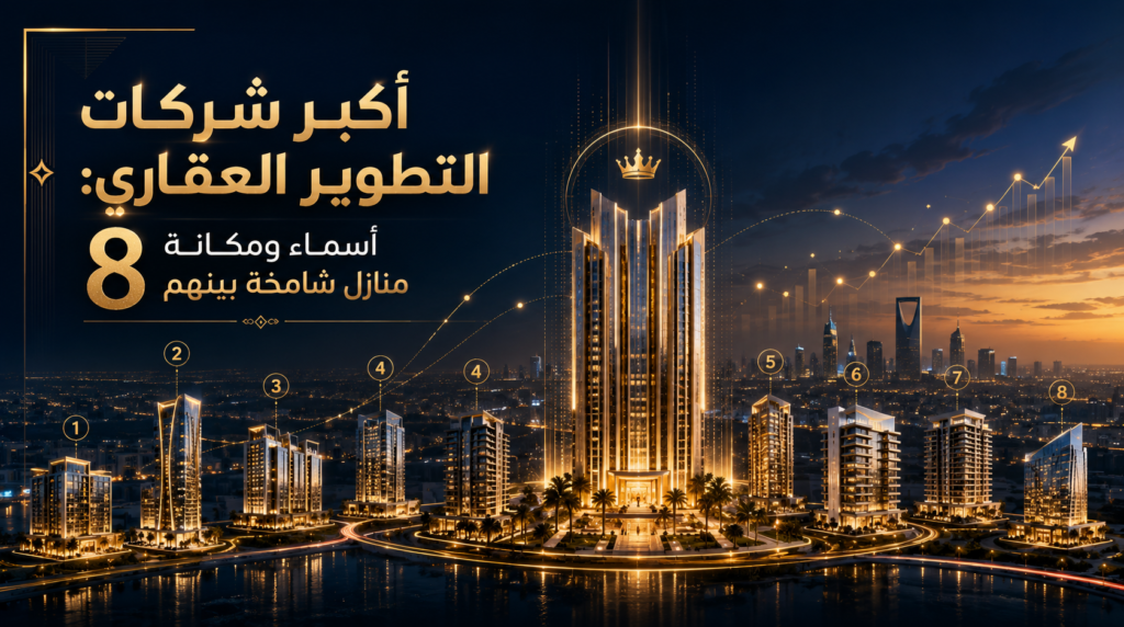 أكبر شركات التطوير العقاري: 8 أسماء ومكانة منازل شامخة بينهم