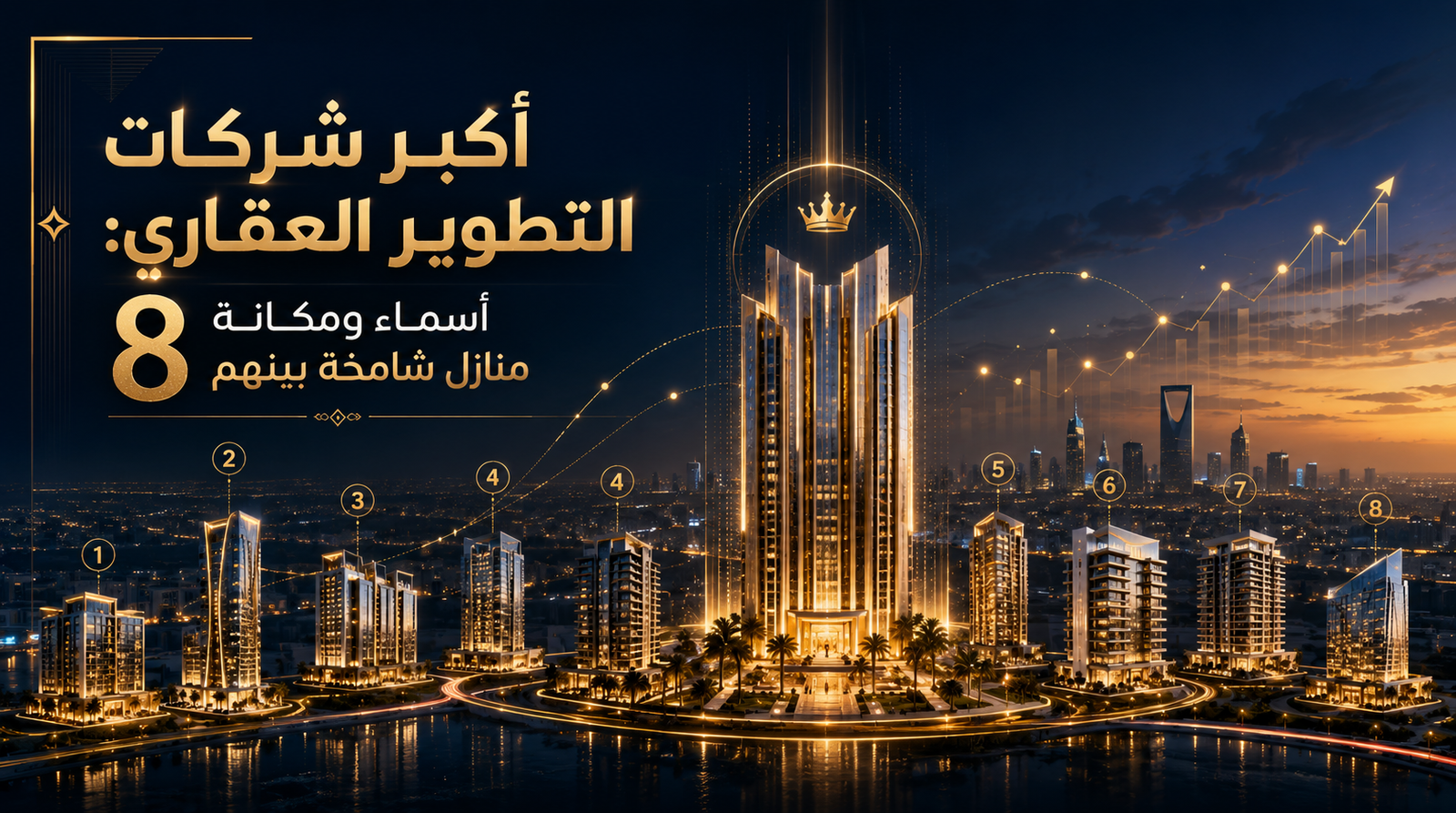 أكبر شركات التطوير العقاري: 8 أسماء ومكانة منازل شامخة بينهم