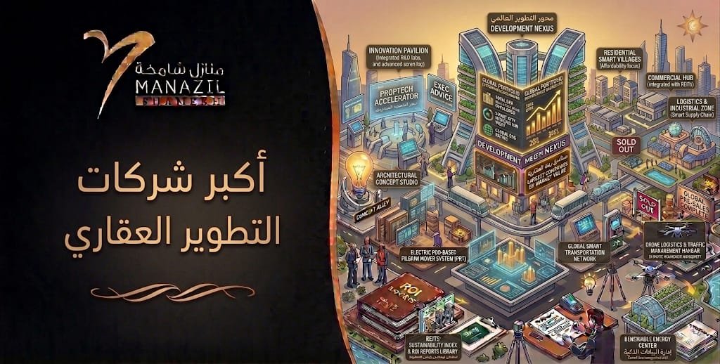 أكبر شركات التطوير العقاري: 8 أسماء ومكانة منازل شامخة
