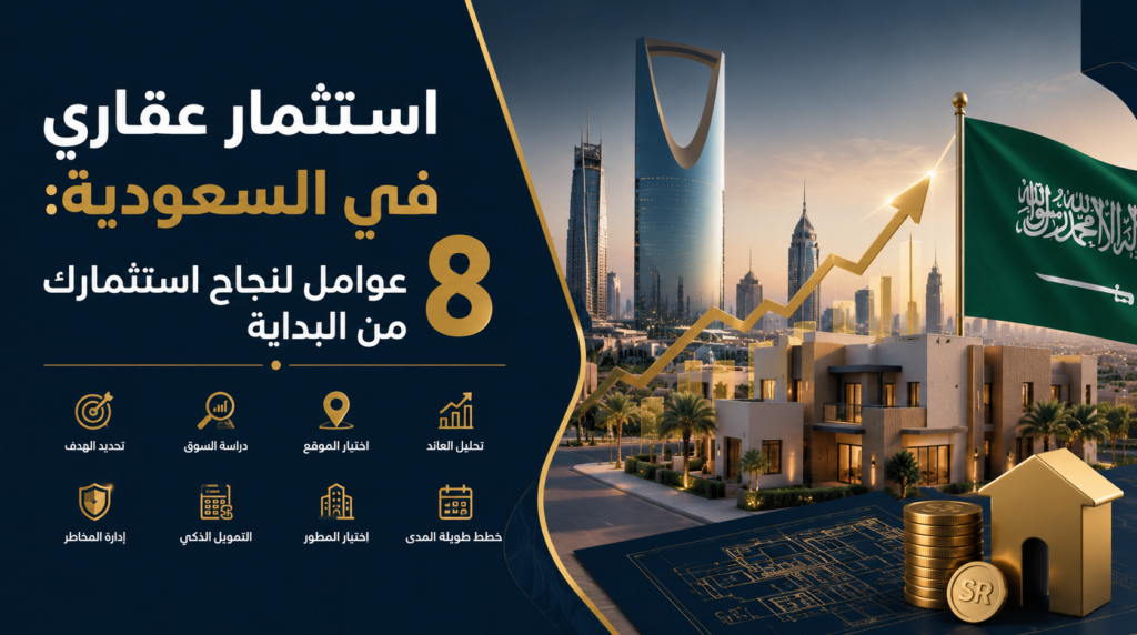 استثمار عقاري في السعودية 8 عوامل لنجاح استثمارك من البداية