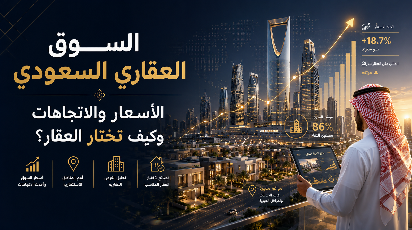 السوق العقاري السعودي الأسعار والاتجاهات وكيف تختار العقار؟
