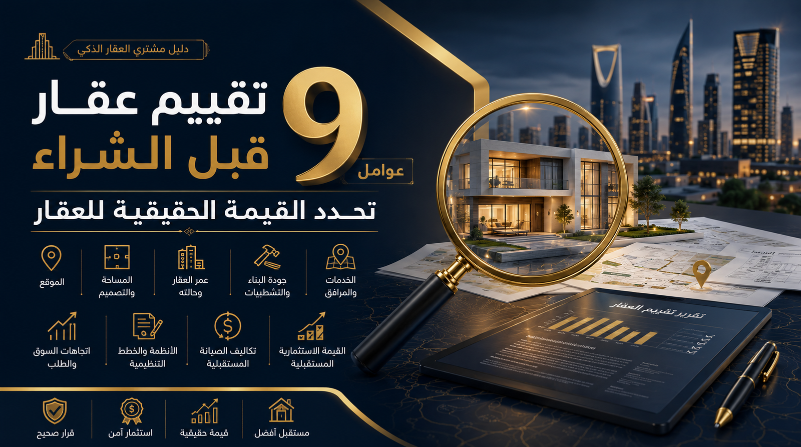 تقييم عقار قبل الشراء 9 عوامل تحدد القيمة الحقيقية للعقار