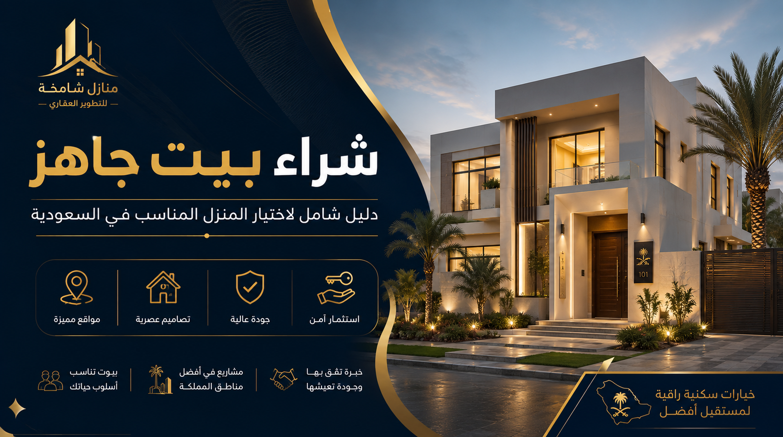 شراء بيت جاهز دليل شامل لاختيار المنزل المناسب في السعودية