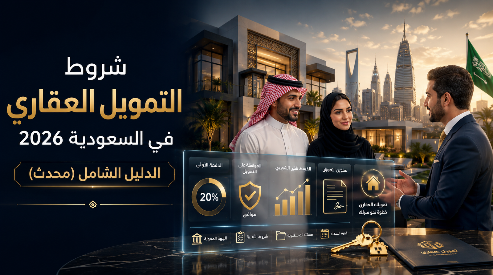 شروط التمويل العقاري في السعودية الدليل الشامل (محدث)