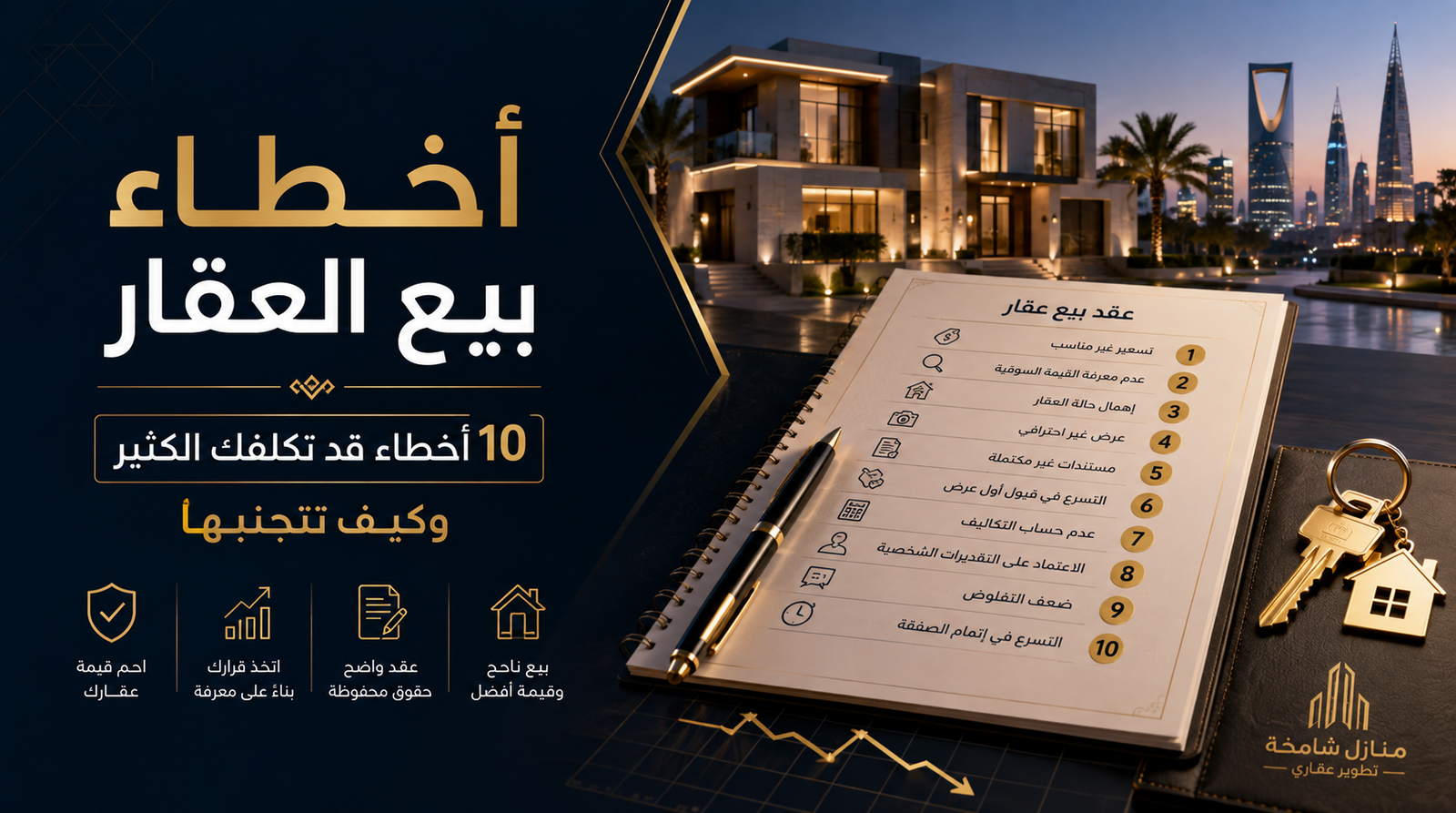 أخطاء بيع العقار 10 أخطاء قد تكلفك الكثير وكيف تتجنبها