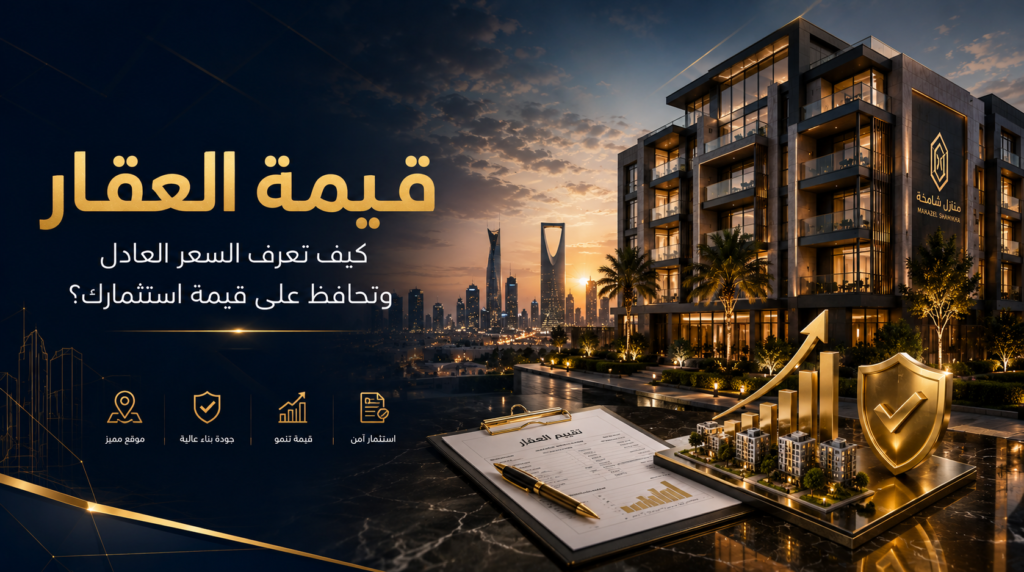 قيمة العقار كيف تعرف السعر العادل وتحافظ على قيمة استثمارك؟