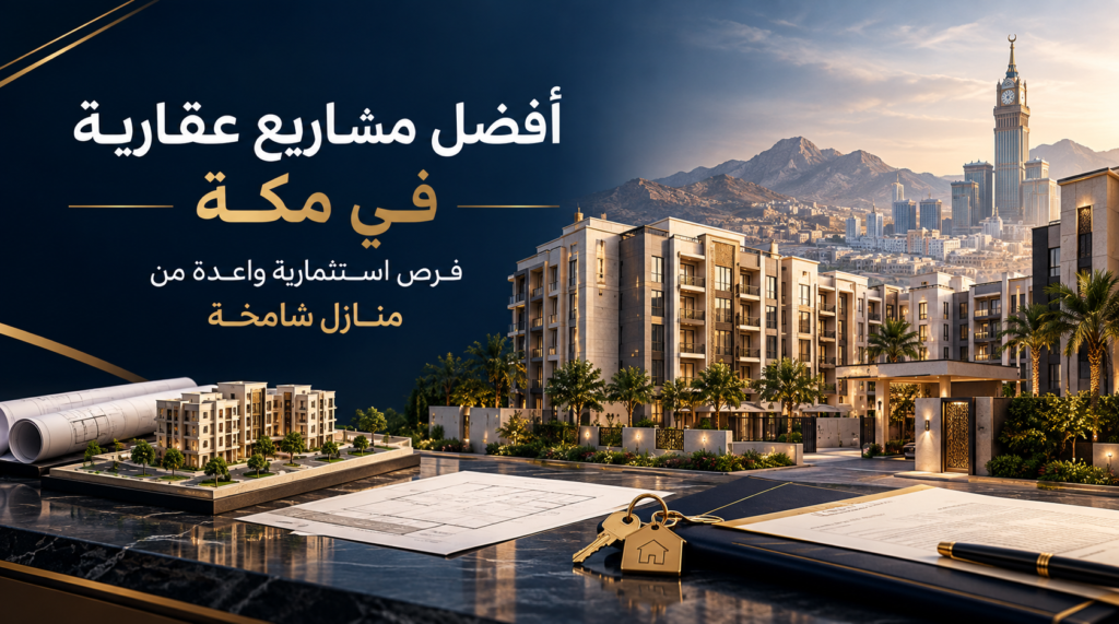 أفضل مشاريع عقارية في مكة فرص استثمارية من منازل شامخة