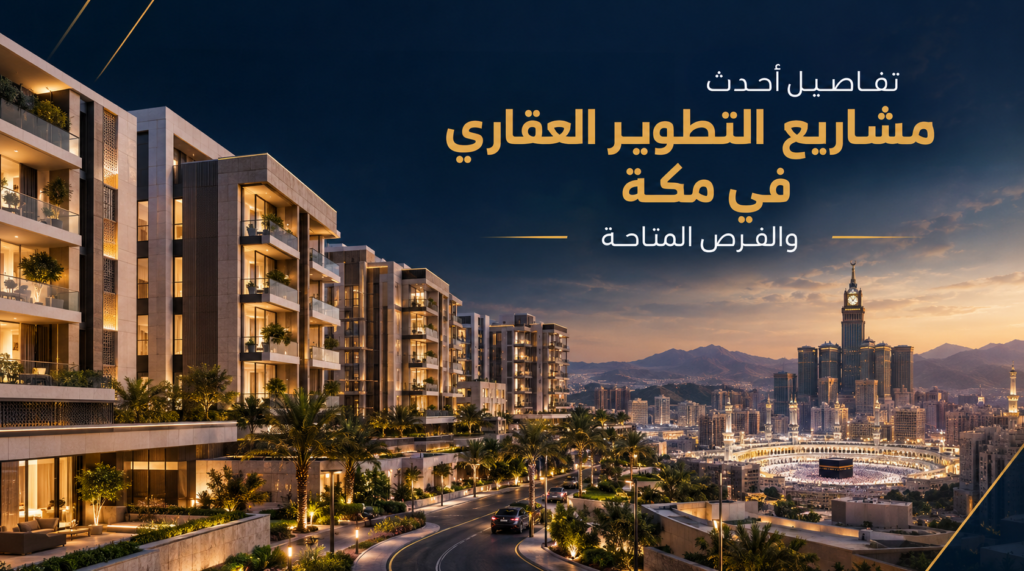 تفاصيل أحدث مشاريع التطوير العقاري في مكة والفرص المتاحة