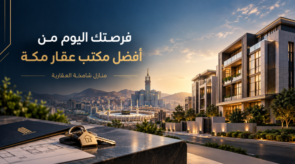 فرصتك اليوم من أفضل مكتب عقار مكة منازل شامخة العقارية